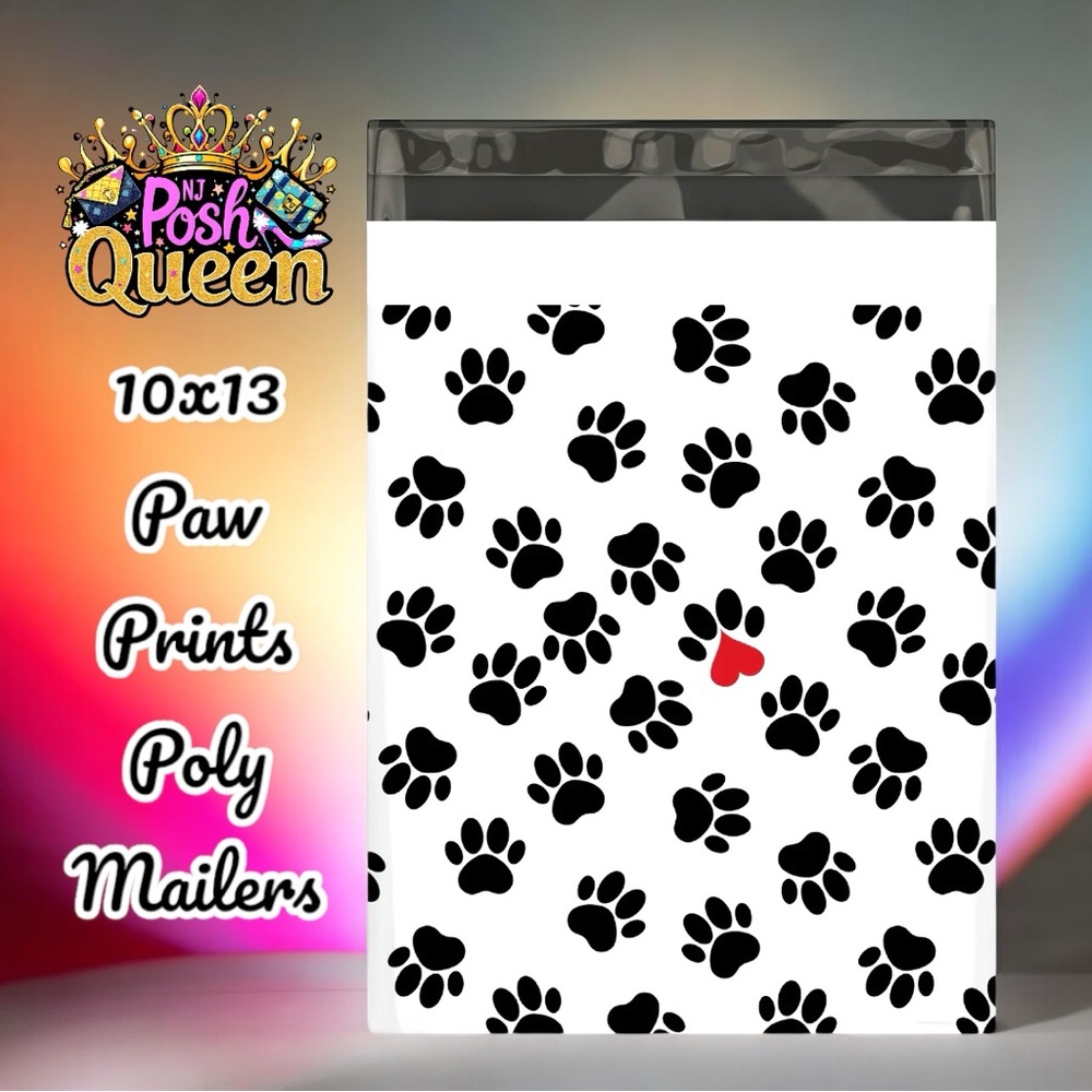 PAW 🐾 Prints Poly Mailer’s 10x13 Pack of 25